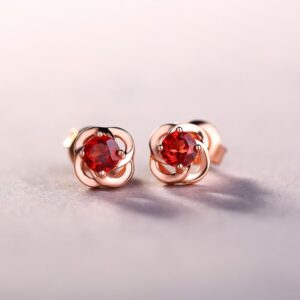 Rose-Gold-Plated-Garnet-Ear-Studs.jpg