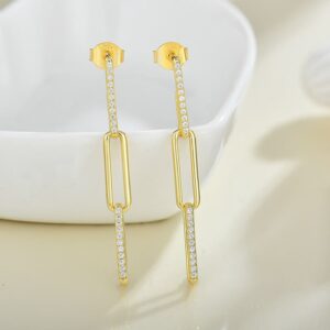 Gold-Plated-Paperclip-Link-Dangle-Earrings-1.jpg